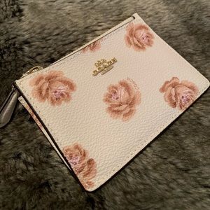 Coach leather card case